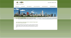 Desktop Screenshot of lakecapital.com