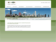 Tablet Screenshot of lakecapital.com